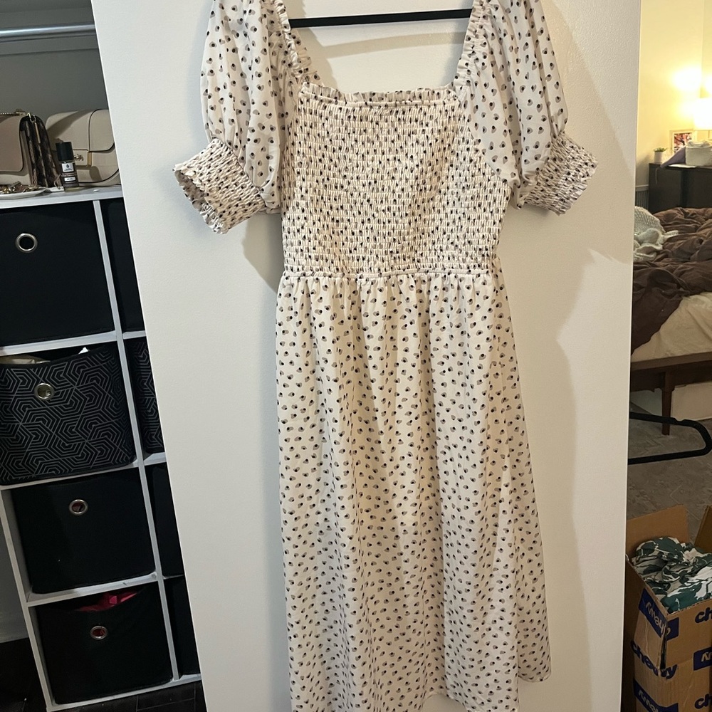 Smock Midi Dress